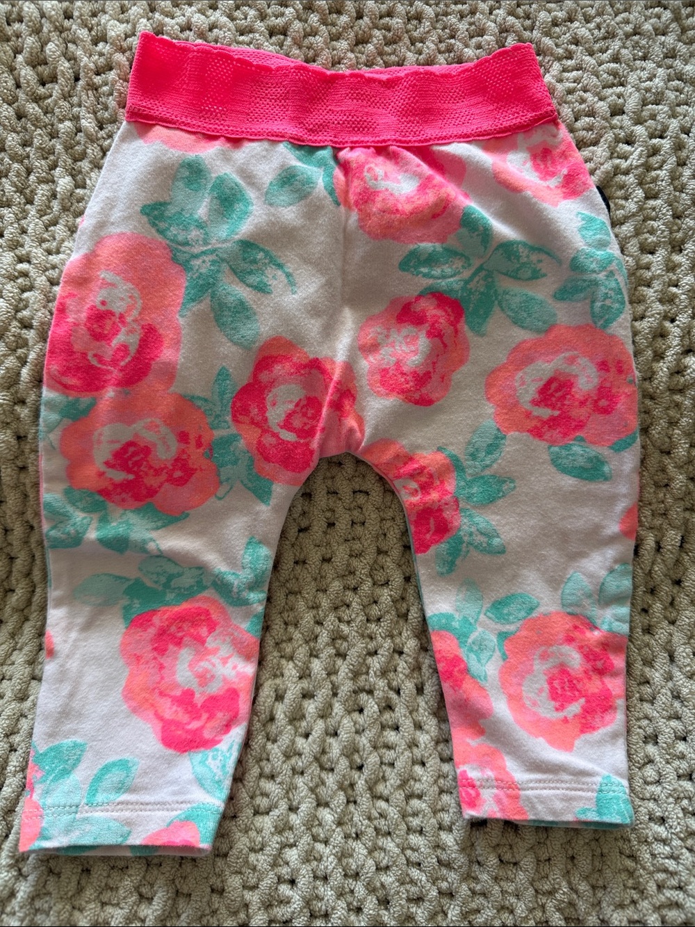 Bonds White Floral Leggings